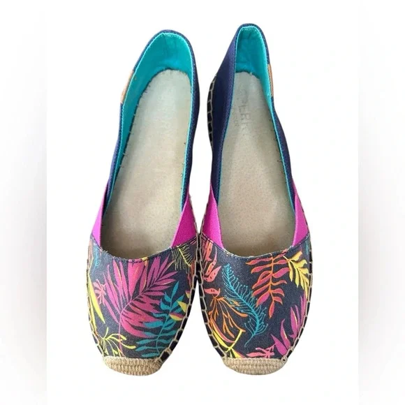 Sperry Katama Cape - Blue Seaweed Print Size 8 - Picture 1 of 8